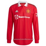 Camiseta Manchester United Manga Larga Primera 2022/2023