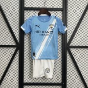 Camiseta Manchester City Ninos Primera 2025/2026