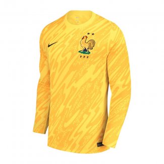 Camiseta Francia Portero Manga Larga Primera 2023/2024