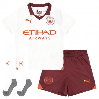 Camiseta Manchester City Ninos Segunda 2023/2024