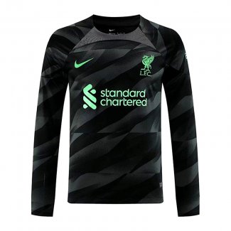 Camiseta Liverpool Portero Manga Larga Primera 2023/2024