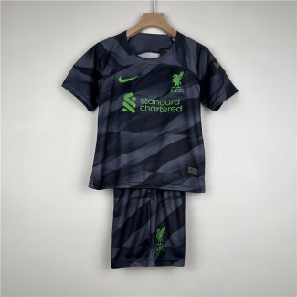 Camiseta Liverpool Ninos Portero 2023/2024