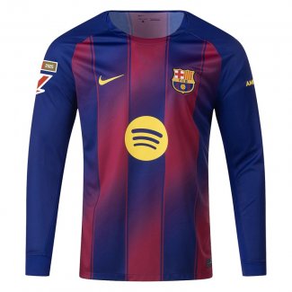 Camiseta Barcelona Manga Larga Primera 2025/2026