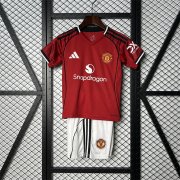 Camiseta Manchester United Ninos Primera 2025/2026