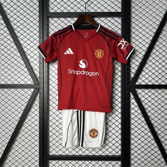 Camiseta Manchester United Ninos Primera 2025/2026