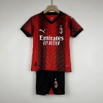 Camiseta Ac Milan Ninos Primera 2023/2024