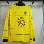 Camiseta Dortmund Manga Larga Primera 2021-2022