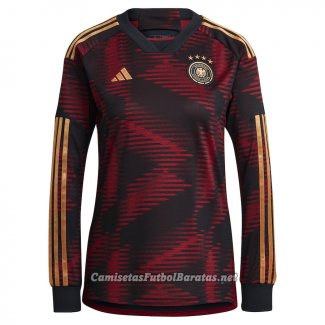 Camiseta Alemania Manga Larga Segunda 2022/2023